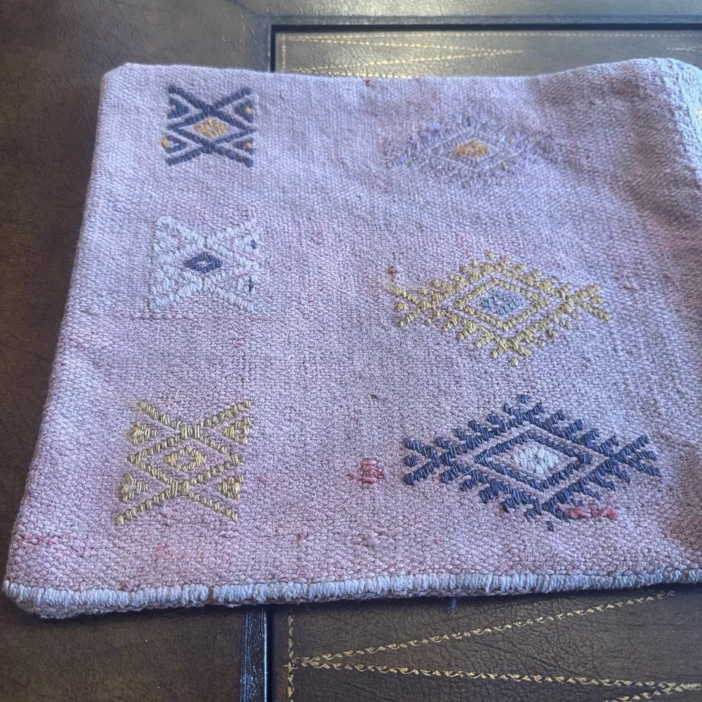 Anatolia Collection Wool Kilim Rug Pillow Sham‎ 24